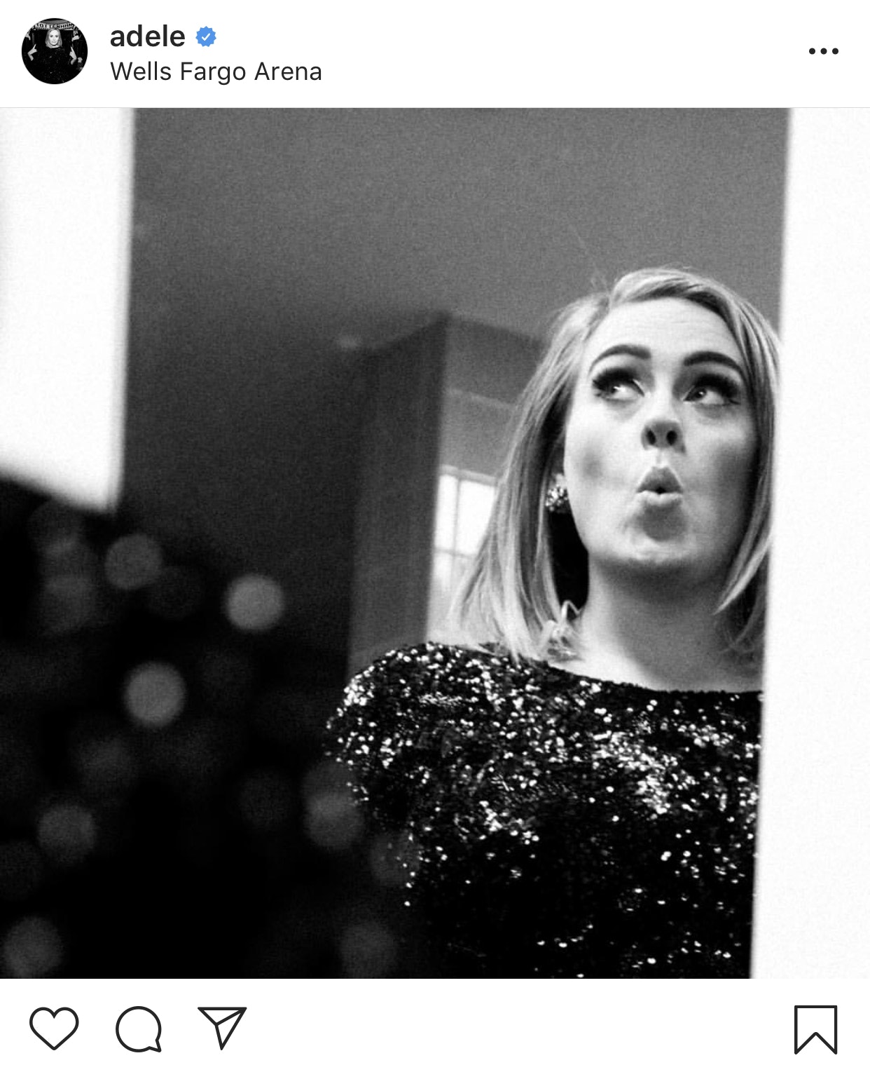 adele instagram account