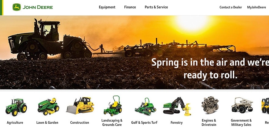 John Deere - marketing colors