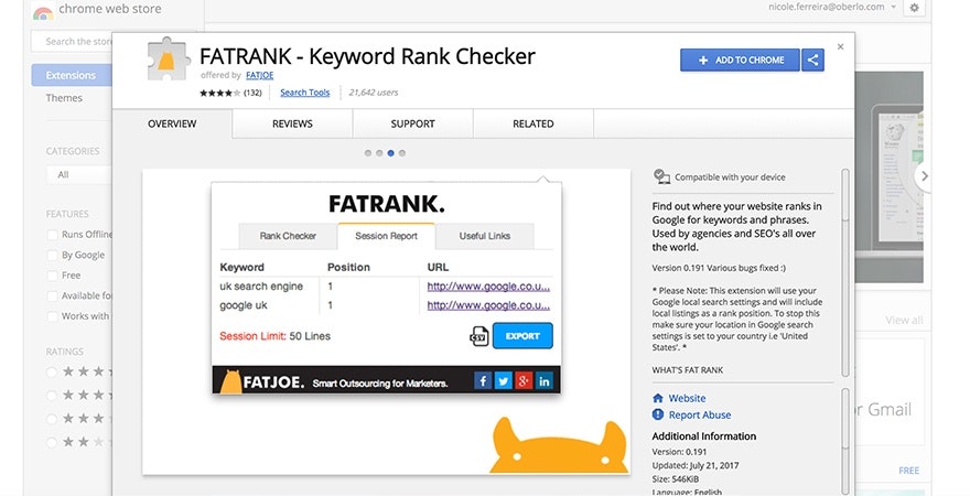 Fat Rank - SEO Tools