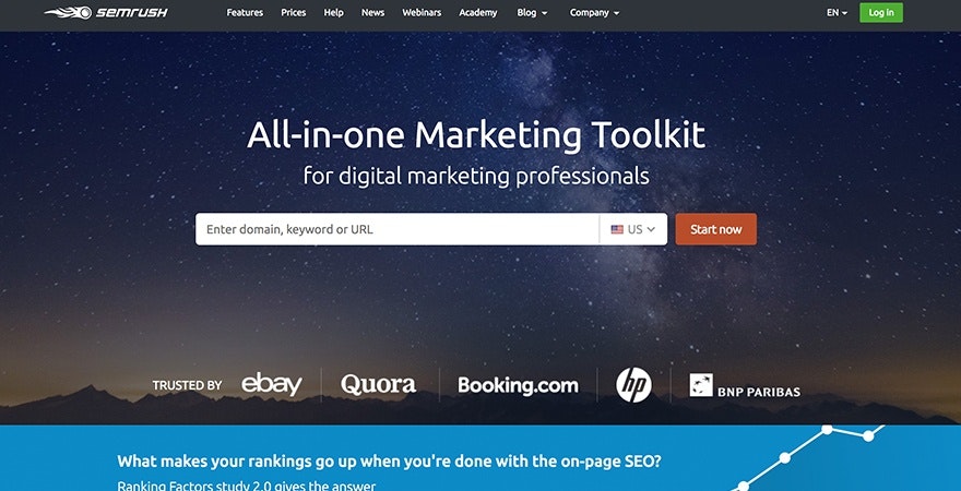 SEMRush - Marketing SEO Tools