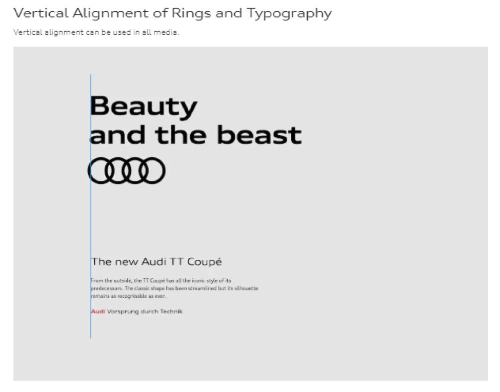 audi's online brand guidelines