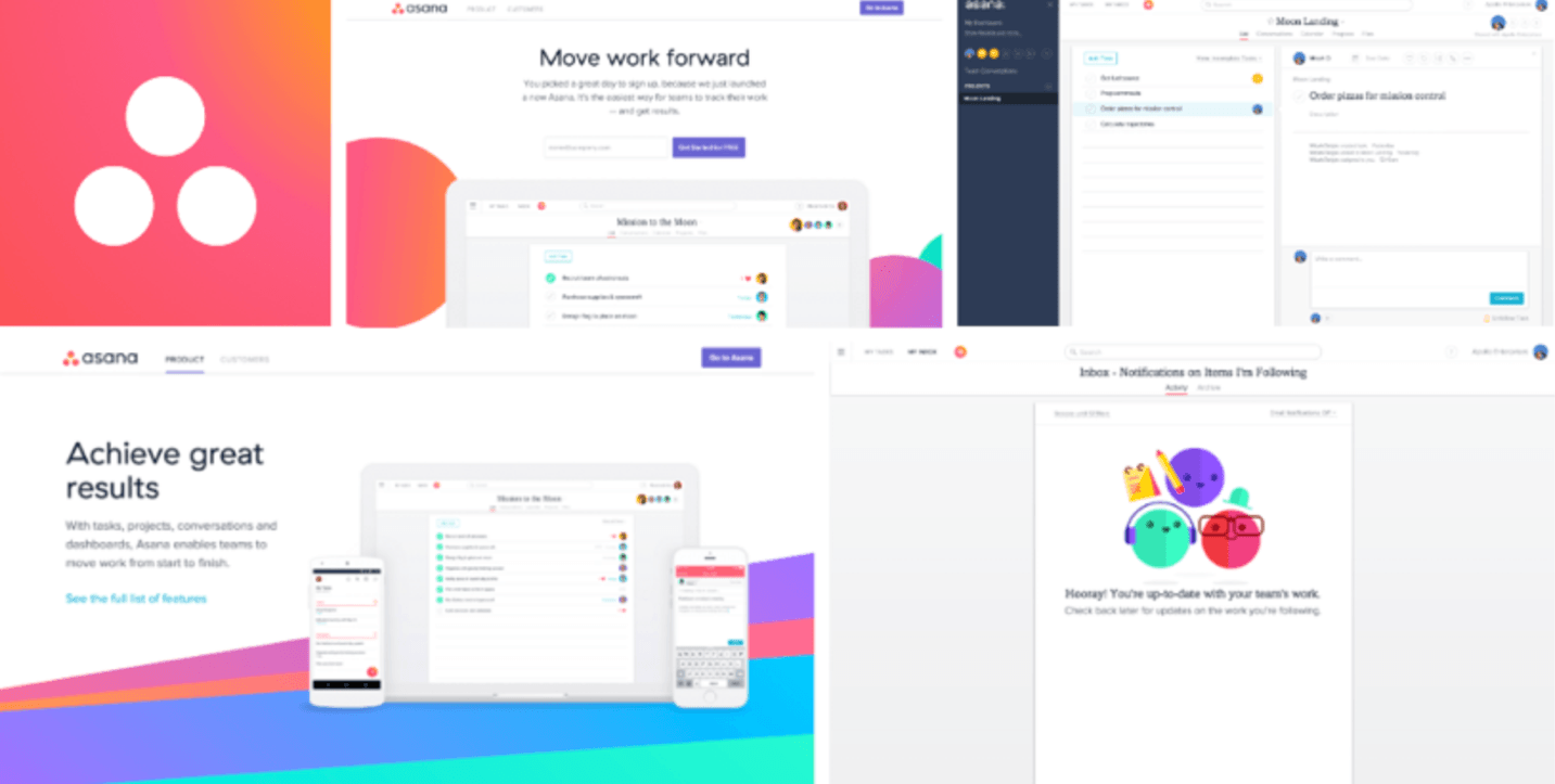 Asana's brand guidelines