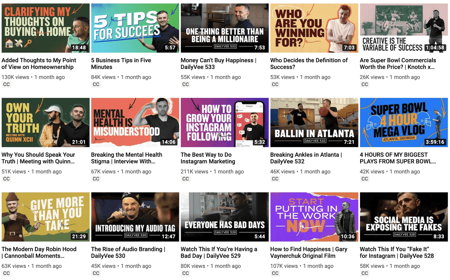 Gary Vee YouTube Thumbnail