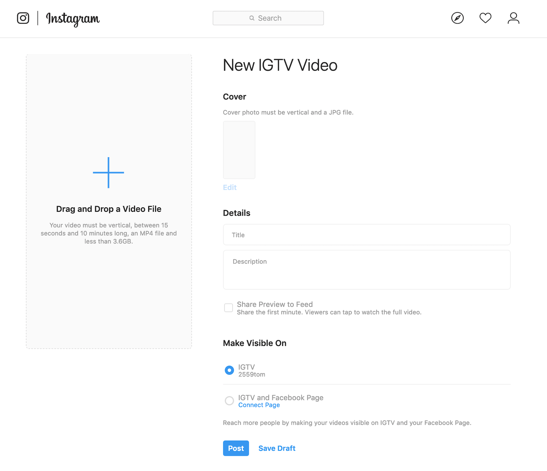 IGTV Video Format