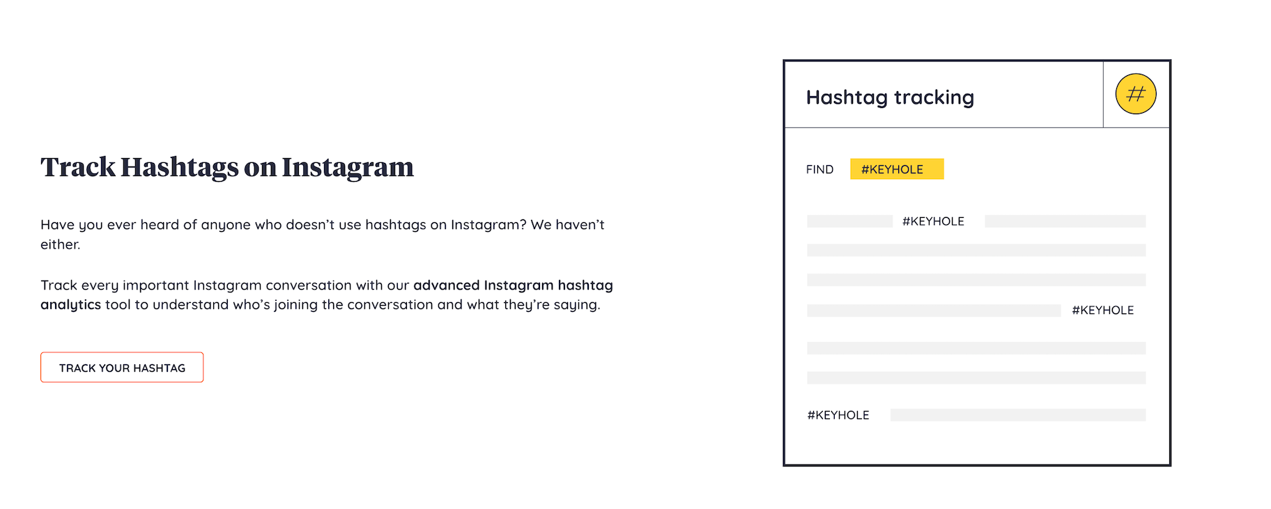 Instagram analytics tools: Keyhole